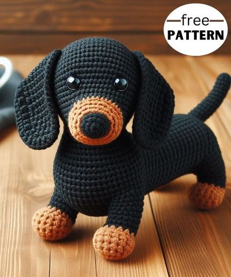 10 Supercute Amigurumi Dog FREE Crochet Patterns! | Swecraftcorner Crochet Dachshund, Do Crafts, Dog Amigurumi, Dog Patterns, Dachshund Pattern, Amigurumi Dog, Advanced Crochet, Crochet Dog Patterns, Crochet Toys Free