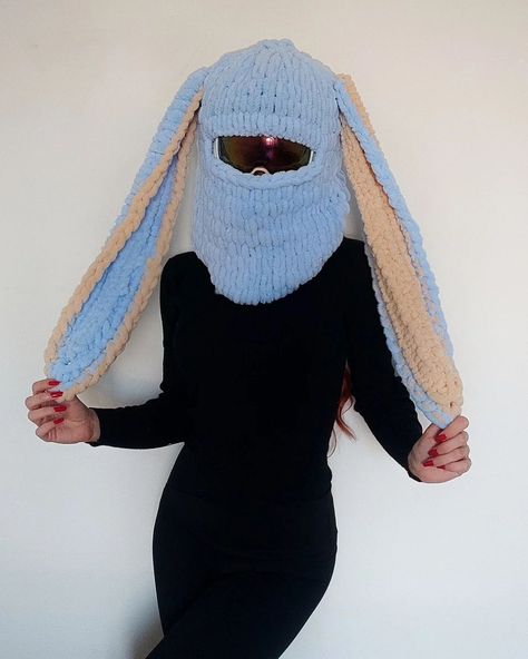 Crochet Ski Helmet Cover, Crochet Helmet Cover, Bunny Ski Mask, Crochet Helmet, Ski Balaclava, Snowboarding Helmet, Balaclava Crochet, Crochet Balaclava, Ski Helmet