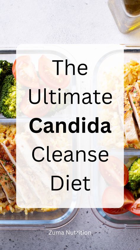 Getting rid of Candida can be a challenge. Even if you're on anti-fungal medication, you won't see much success unless you adjust your diet. Dietary changes are essential to the candida cleanse protocol. Anti Fungal Diet Recipes, Parasite Cleanse Diet Recipes, Antifungal Diet, Candida Diet Breakfast, Candida Diet Plan, Candida Cleanse Recipes, Anti Fungal Diet, Anti Candida Recipes, Candida Cleanse Diet