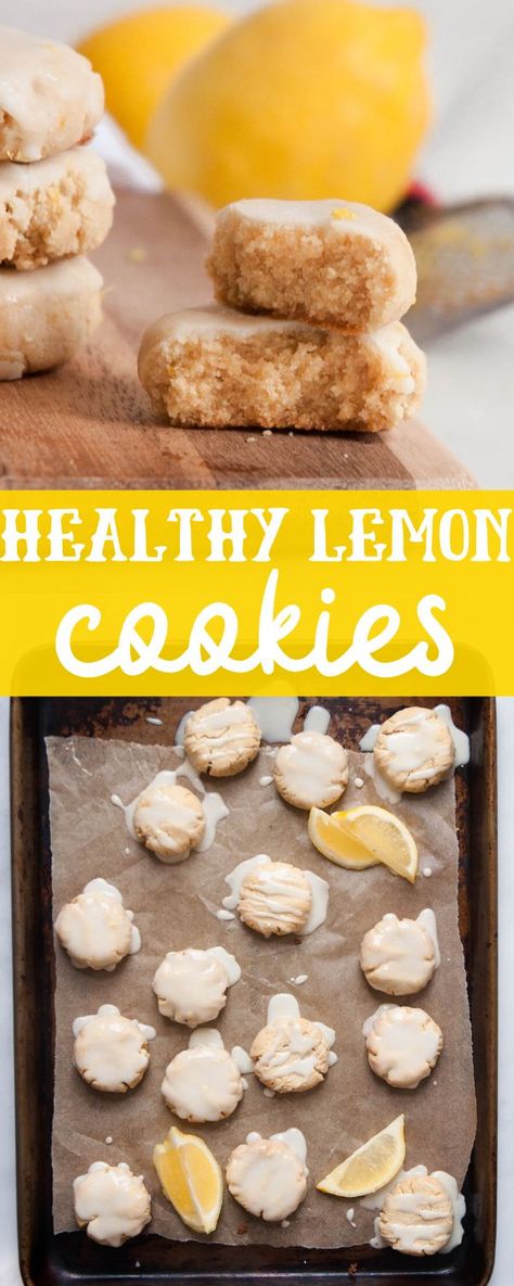 Healthy Lemon Cookies, Clean Cookies, Gf Sweets, Baking With Coconut Flour, Diet Cookies, Lemon Cookies Recipes, Cookies Healthy, Cookies Gluten Free, Healthier Desserts