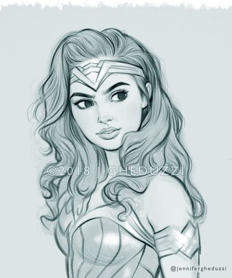 A cleaned up version of my morning warm up sketch - Wonder Woman! . #wonderwoman #wonderwoman1984 #wonderwomanfanart #dccomics #heroines #fanart #wonderwomanart Wonder Woman As Anime, Wonder Women Art, Wonder Woman Art Drawings, Drawing Ideas Woman, Draw Wonder Woman, Hero Sketch, Dc Sketch, Wonder Woman Sketch, Superhero Drawing