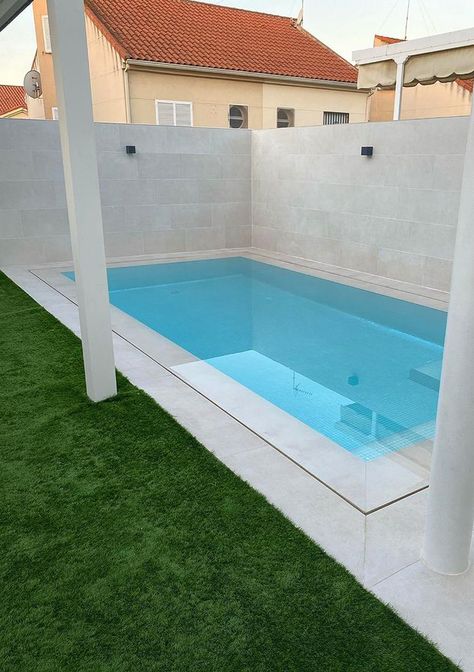 White Terrace, Overflow Pool, Homemade Pools, Outdoor Pool Area, Small Pool Design, San Michele, Small Pools, Patio Interior, Terrace Design