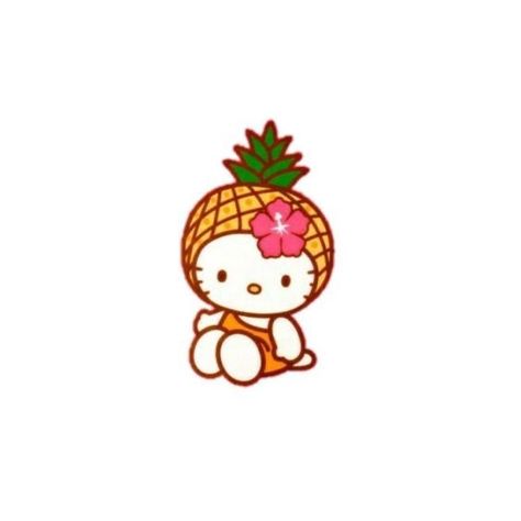 Icons Hello Kitty, Tropical Core, Kitty Icon, Ocean Shore, Delicious Recipes, Pineapple, Hello Kitty, Kitty