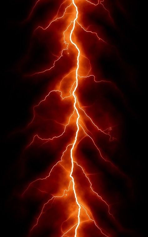 Orange Lightning Wallpaper, Lightning Images, Lightning Art, Lightning Photos, Lightning Photography, Iphone Wallpaper Blur, Sublimacion Ideas, Oil Painting Background, Red Lightning