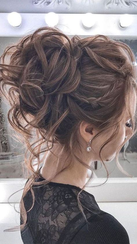 21 Easy Updo Hairstyles for Medium and Long Hair - Looks and Luxe Elegant Bun Hairstyles, Long Hair Elegant, Prom Updos For Long Hair, Formal Bun, Updos Hairstyles, Elegant Bun, Easy Updo, Easy Updo Hairstyles, Foster Family