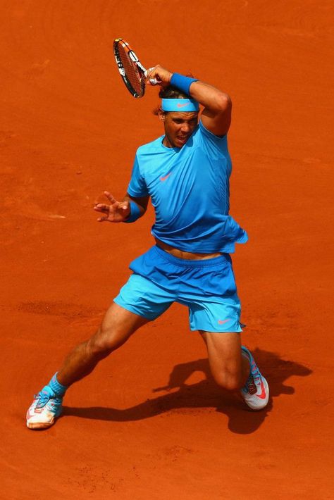 Dymanic Poses Reference, Tennis Photos, Action Pose Reference, Male Pose Reference, Rafa Nadal, Anatomy Poses, Body Reference Poses, French Open, Human Poses Reference