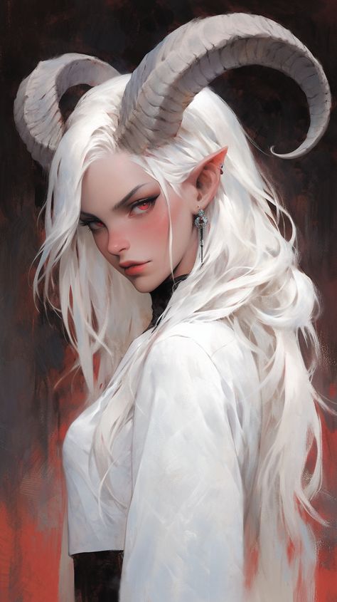 Woman With Horns, Elf Woman, Hair Horn, Arte Viking, Fantasy Elf, Taurus Women, Rpg Horror, Arte Cyberpunk, Fantasy Hair