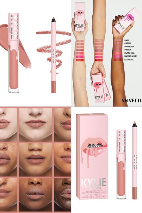 Kylie's Matte Lip Kit lets you create my long-lasting matte lip looks. This Matte Liquid Lipstick & Lip Liner duo is my perfect ready-to-go lip routine. Available in a wide range of shades, the kit's highly pigmented formulas are cruelty free and vegan. Kylie Matte Liquid Lipstick, Kylie Matte Lip Kit, Lip Routine, Kylie Jenner Cosmetics, Lip Looks, Lip Kit, Matte Liquid Lipstick, Matte Lip, Lipstick Lip