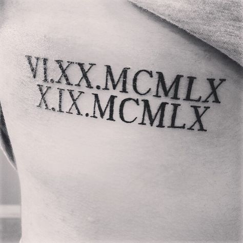 Parents birthdates in roman numbers 1977 Tattoo, Roman Numbers, Guilty Pleasure, Guilty Pleasures, Vixx, Tattoo Quotes, Tattoos, Quotes, Quick Saves