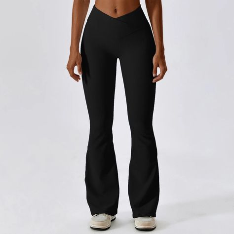 Elevate your workout attire with our Flare Leggings Workout Pants featuring Tummy Control. Designed for both style and functionality, these leggings offer a flattering silhouette with added support to keep you feeling confident during your workout. Upgrade your fitness wardrobe with comfort and style! 💪🏽✨ #TheBlackFriesian #FitnessFashion #activewear #workoutpants #workoutflarepants #Workoutset Workouts Yoga, Gym Workouts Women, High Waist Wide Leg Pants, Workout Style, Yoga Pants Women, Bell Bottom Pants, Flare Leggings, Gym Leggings, Leg Design