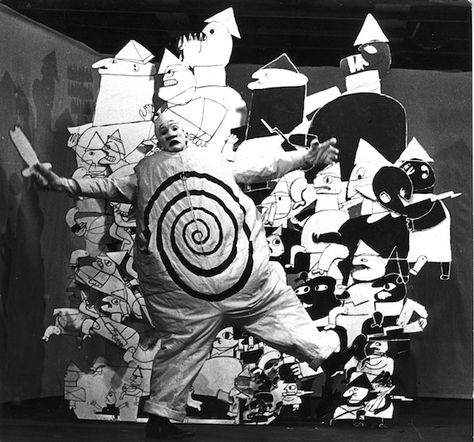 Alfred Jarry, Theatre Of The Absurd, Stage Designer, Samuel Beckett, Joan Miro, Yellow Art, Paper Sculpture, Puppets, Stockholm