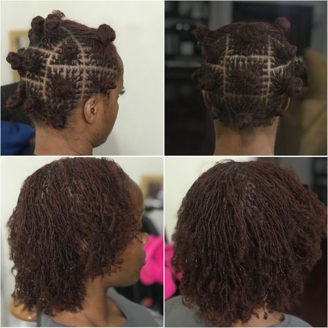 Fro Styles, Loc Sizes, Short Sisterlocks, Locks Styles, Sisterlocks Styles Updo, Locs Journey, Sister Locks, Sisterlocks Styles, Parting Hair