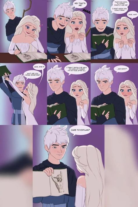 Jelsa Fanart, Toothless And Stitch, Disney Movie Art, Disney Character Art, Jack Frost And Elsa, Jack And Elsa, Disney Theory, Disney Princess Artwork, Winter Birds