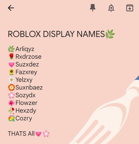 Roblox display name You want more? Cute Roblox Names Y2k, Unique Roblox Usernames, Cute Preppy Roblox Display Names, Roblox Cute Display Names, Roblox Names Ideas Girl, Cute K-pop Usernames, Cute Roblox Display Name Ideas, Display Name Ideas Roblox Girl, Roblox Name Ideas Y2k