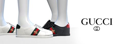 Sims 4 Gucci, Lotes The Sims 4, Gucci Ace Sneakers, Die Sims 4, Cc Shoes, Intimo Calvin Klein, Sims 4 Cc Shoes, Sims 4 Game Mods, Play Sims