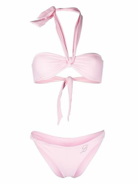 Hunza G Swimwear, Swimwear Pink, Tie Swimsuit, Designer Bikinis, Cute Bathing Suits, Costume Intero, Swimming Costume, Summer Bikinis, Cute Bikinis