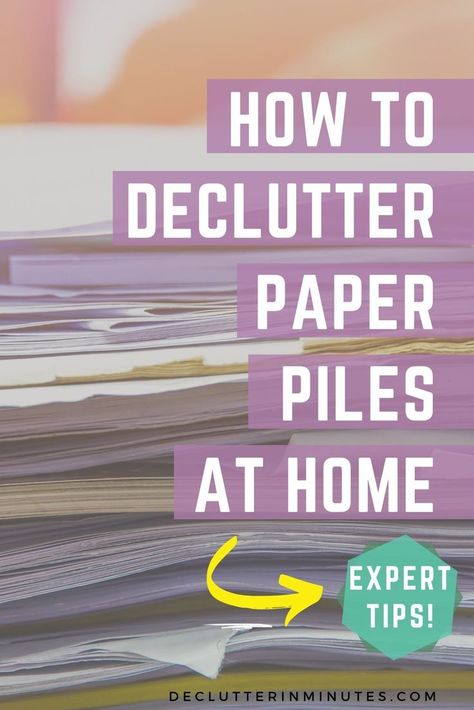 Declutter Paperwork, Organize Computer Files, Paper Clutter Solutions, Paper Organization System, Paper Decluttering, Home Filing System, Kids School Papers, School Paper Organization, Clutter Help