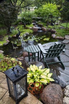 Aquascape Pond, Ideas Backyard Patio, Landscape Backyard, Fish Pond Gardens, Pond Kits, Landscaping Backyard, Garden Pond Design, Pond Waterfall, Pond Water Features