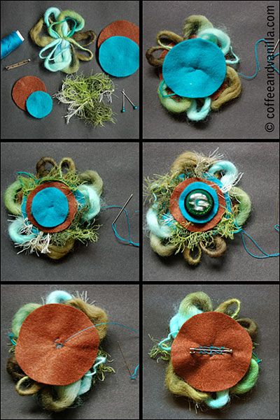 Felt Brooches Step by Step Guide Fabric Brooch Diy Tutorials How To Make, How To Make Fabric Flower Brooch, Felt Brooch Pattern Templates, Fabric Brooches Diy Tutorials, Diy Brooch Pin Tutorials, Felt Pins Brooches, Brooches Handmade Fabric, Brooches Handmade Tutorials, Handmade Brooches Ideas