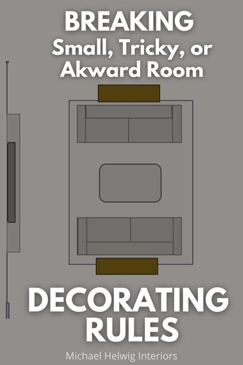 🌟 Break free from design norms! Explore the allure of dark walls and innovative furniture placement. Get inspired to transform your home sweet home. Awkward Corners In Living Room, Angled Furniture Arrangement, Triangular Living Room, Diagonal Couch Layout, Angled Couch In Living Room, Upstairs Landing Sitting Area, Couch Against Half Wall, Weird Corner In Living Room, Dead Space Ideas Living Room