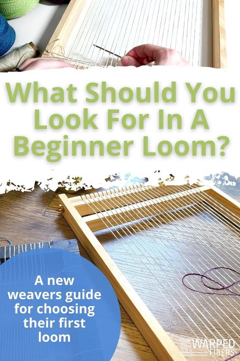 Best Weaving Looms For Beginners - Warped Fibers Weaving Loom For Sale, Looms For Sale, Weaving Patterns Loom, Rigid Heddle Weaving Patterns, Weaving Book, Nifty Crafts, Weaving Loom Diy, Rug Loom, Weaving Looms