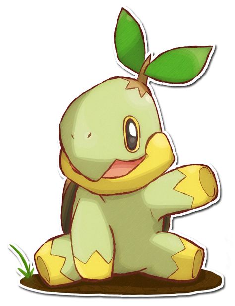 Turtwig Wallpaper, Turtwig Art, Pokemon Papercraft, Pokemon Concept, Story Artwork, Baby Pokemon, Pokemon Platinum, Pokemon Project, Pokemon Starters