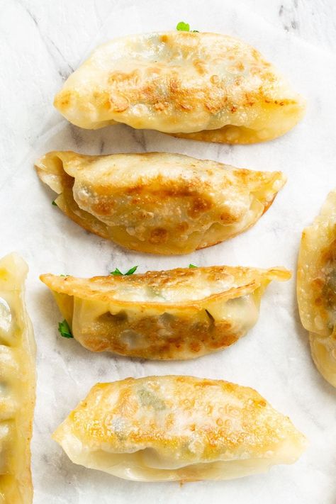 Air Fryer Potstickers Air Fryer Potstickers, Frozen Potstickers, Frozen Dumplings, Pressure Pot, Pot Stickers, Favorite Appetizers, Air Fryer Recipes Healthy, Air Fryer Chicken, Ground Pork