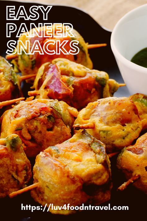 This paneer snacks recipe is easy to make and does not require time for marination. Kid will love this snack as it is fried and crunchy on the outside and soft inside. This easy paneer starter is an ideal one to make, if you have guest visiting your house on short notice or no notice. This is also a perfect snack for a rainy /cloudy day.
For a detailed recipe, do visit our blog site https://luv4foodntravel.com Paneer Starter Recipes, Paneer Appetizers, Paneer Fry Recipe, Indian Veg Starters, Paneer 65, Paneer Starters, Paneer Snacks, Starter Recipe, Starter Recipes