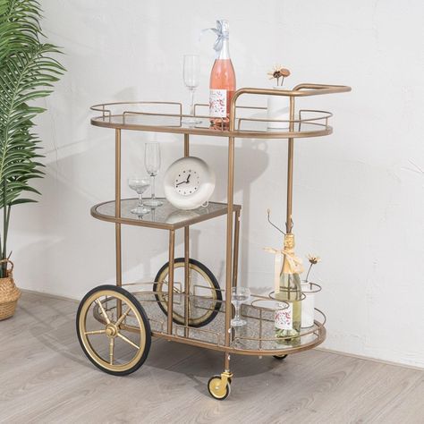 Kitchen Trolley Design, Large Bedroom Mirror, Pink Bedroom Furniture, Modern Bar Cart, Mirrored Bedroom Furniture, Man Cave Room, Kitchen Wall Cabinets, Serving Trolley, Bar Inspiration