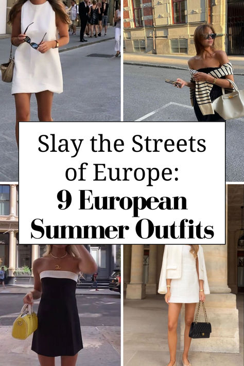 European summer outfits, Italy outfits, Europe outfits, Italy outfits summe Italy Outfits Summer Street Style, City Trip Outfit Summer Europe, Italy Outfits With Sneakers, London Summer Fashion Street Style, European Vacation Outfit Inspo Summer 2023, Study Abroad Outfits Europe Summer, Outfit For Europe Trip Summer, Italian Fashion Women Street, Eastern Europe Summer Outfits