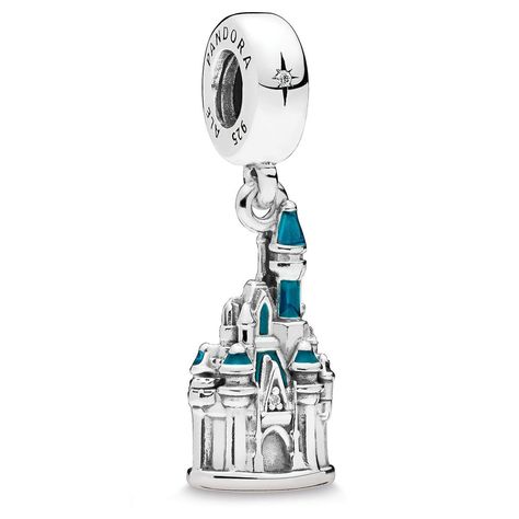 Cinderella Castle Charm by Pandora Jewelry - Walt Disney World Charms Disney, Disney Cinderella Castle, Pandora Jewelry Charms, Sleeping Beauty Castle, Disney World Magic Kingdom, Charms Pandora, Pandora Disney, Disney Cinderella, Disney Sketches