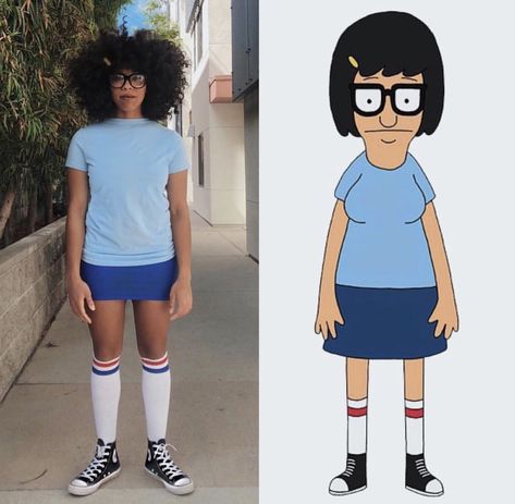 Kiera Please, Naruto Black, Black Cosplayers, Black Halloween Costumes, Spirit Week Outfits, Easy Cosplay, Tina Belcher, Halloween Costume Idea, Halloween Costume Outfits