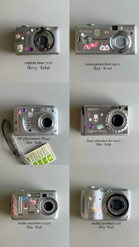 Vintage Cameras Aesthetic, Affordable Digital Camera, Digital Camera Recommendations, Cute Cameras, Digi Camera, Digital Camera Tips, Film Camera Photography, Best Digital Camera, Cute Camera