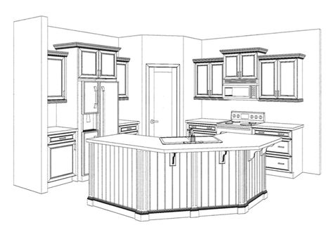 Kitchen elevation Kitchen Interior Drawing, Wall Elevation, Kitchen Elevation, Elevation Ideas, Kitchen Floor Plan, Interior Drawing, Kitchen Drawing, Desain Pantry, Kitchen Layout Plans