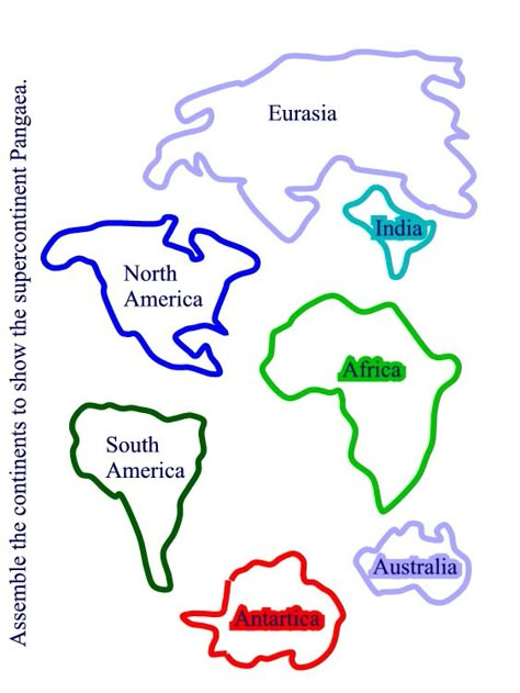 Pangea Activities, Continents Drawing, Continents Activities, Earth Projects, Geography Activities, Geography For Kids, Continents And Oceans, All About Me Preschool, Teaching Geography