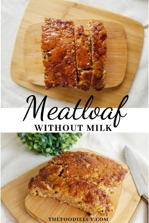 Here’s a meatloaf without milk recipe.  I’ve seen many meatloaf recipes that contain milk. I am lactose intolerance, and I was surprised to see a lot of meatloaf recipes with milk. So it is possible to make meatloaf without adding milk. Trust me, milk is not necessary for a tasty meatloaf. Meatloaf Without Milk, Meatloaf Recipes Without Milk, Easy Meatloaf Recipe Without Milk, Recipes With Milk, Leftover Meatloaf, Delicious Meatloaf, Keto Salmon, Creamy Dill Sauce, Lactose Intolerance