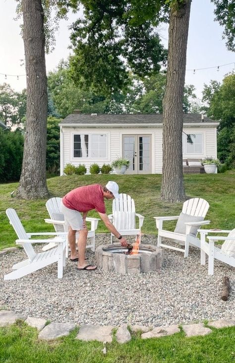 White Cottage Exterior, Lake Cottage Exterior, Painted French Doors, Bacon Goat Cheese, Rockport Gray, Lily Pad Cottage, Honey Bacon, Pepper Pizza, Lilypad Cottage