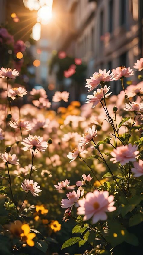 Time To Grow Wallpaper, Cellphone Background, Iphone Wallpaper Landscape, Witchy Wallpaper, Flower Shower, Lovely Flowers Wallpaper, Phone Art, Cute Flower Wallpapers, Pretty Landscapes