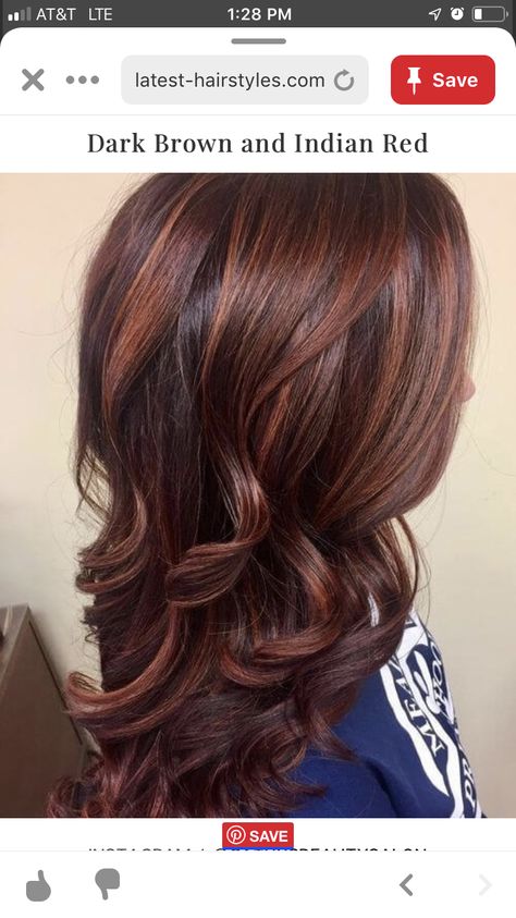 Reddish Brown Hair With Blonde, Natural Red Highlights In Brown Hair, Black Hair With Dark Red Highlights, Red Highlights Brown Hair, Cinnamon Highlights On Brown Hair, Cocoa Cinnamon Hair Color, Brownish Red Hair With Blonde Highlights, Redish Brown Hair, Brownish Red Hair