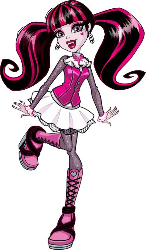 MH-2010 - Draculaura by FigyaLova on DeviantArt Draculaura Monster High, Ghoul School, Monster High Draculaura, Arte Monster High, High Characters, Moster High, Catty Noir, Personajes Monster High, Lagoona Blue