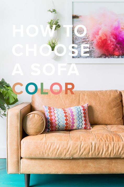 How to choose a sofa color for your living room? We understand your stress. When you invest in a sofa, you’re making a huge home decor decision. As your largest piece of furniture, the color of your sofa will largely determine future decor choices. From paint color to throw pillows, your couch has a very wide range of influence. And while neutrals are tried and true, you might find yourself hankering for something a little different. Best Sofas Of 2022, Couches Color Ideas, Best Sofa Color Living Rooms, How To Choose Sofa Color, Bright Sofa Living Room, Best Sofa Color, Best Couch Color, Colorful Couch Living Room, Couch Color Ideas