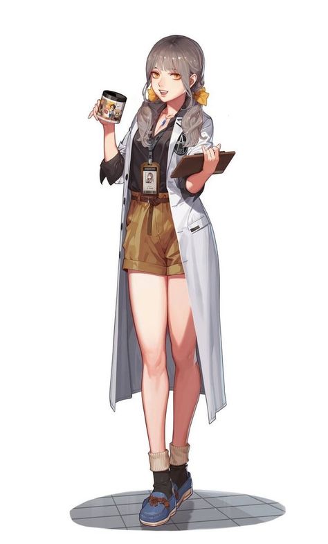 캐릭터 드로잉, Female Doctor, Poses References, Naruto Girls, Hinata Hyuga, Girls Characters, Female Character Design, Character Outfits, An Anime