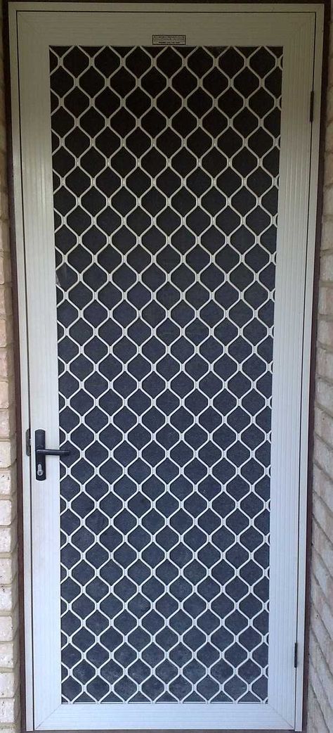 Metal Gates Design Ironworks, Security Screen Doors, Interior Door Colors, Metal Gates Design, Sliding Glass Door Window, Security Screen Door, Steel Security Doors, Door Window Treatments, Window Bars