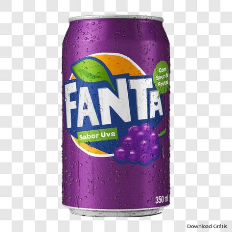 Grape Fanta, Drink Fridge, Fanta Can, World Party, Mr. Beast, Valerian, Creative Photos, Fruit Juice, Soft Drinks