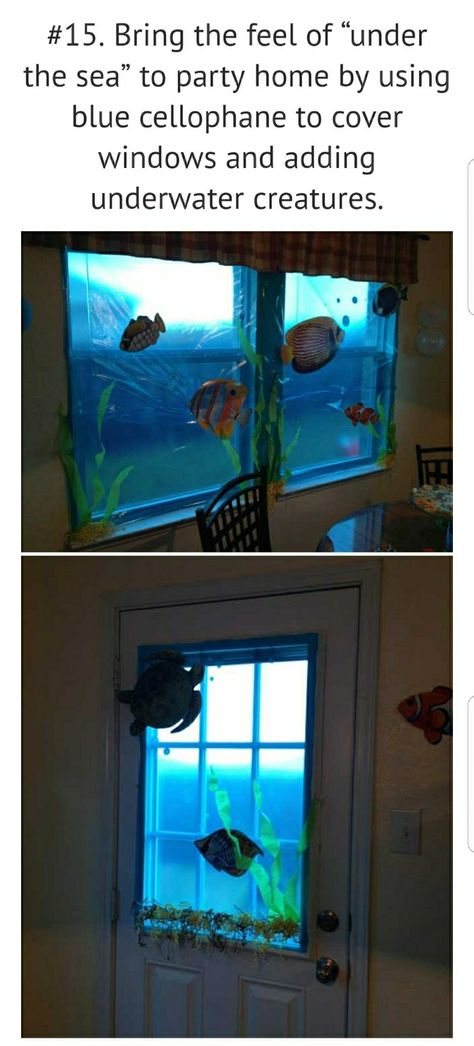 Underwater Party, Under The Sea Decorations, Etsy Halloween, Ocean Birthday, Shark Birthday Party, Ocean Party, Sea Birthday Party, Sea Decor, Under The Sea Theme