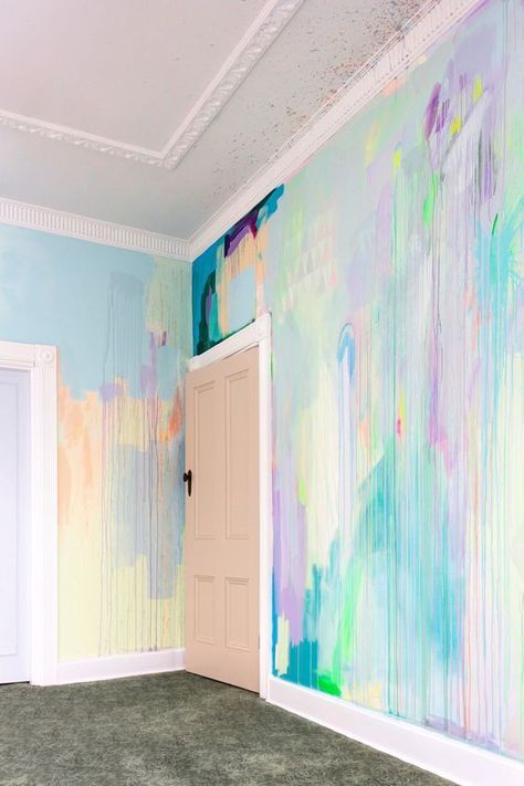 Paint On The Wall, Pastel Room, My New Room, Wall Paint, 인테리어 디자인, Home Decor Accessories, Bedroom Inspirations, Home Deco, Room Inspiration