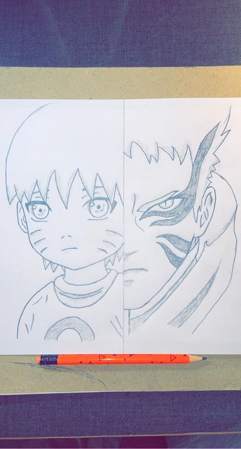 Drawing Anime Naruto Art, Naruto Simple Drawing, Naruto Uzumaki Drawing Pencil, Naruto Shippuden Drawings, Sketch Naruto, Adult Drawing, Kakashi Drawing, Naruto Drawings Easy, Manga Sketch