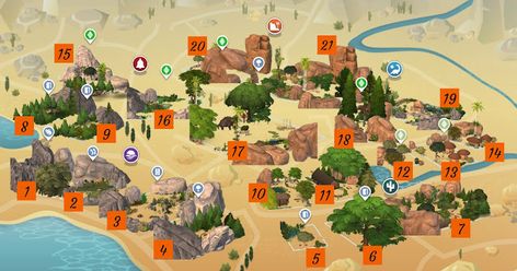 KyriaT's Sims 4 World: Once Upon A Time Stone Age - overview Sims 4 Stone Age, Sims For Download, Stone Age Houses, Sims Historical, Oasis Springs, Sims Challenge, Time Stone, Sims Houses, Challenges To Do