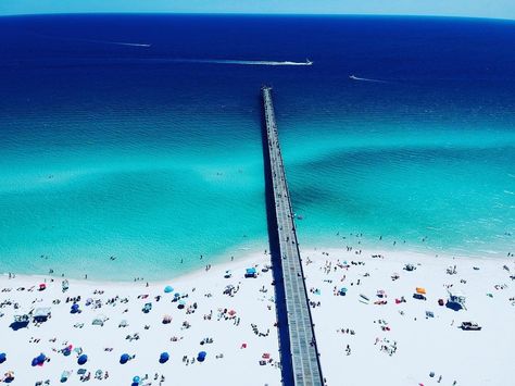 Pier perspectives from Pensacola Beach. 📷 @totallycinematic_productions #ExperiencePcola #beachpier #beachscenes #beachday #bestbeach #bucketlist #beachvacation #floridavacation #pensacola #floridavibes Miss Florida, Another Day In Paradise, Pensacola Florida, Fernandina Beach, Tourism Website, Universal Orlando Resort, Busch Gardens, Pensacola Beach, Orlando Resorts