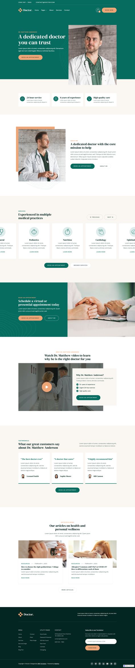 Medical Landing Page, Design Clinic, Webpage Design Layout, Hospital Website, Medical Websites, Healthcare Website, Medical Website Design, Design Sites, Dental Website